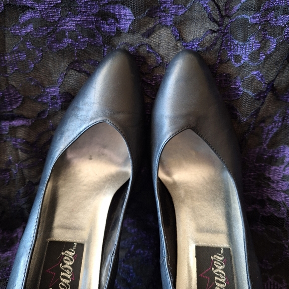 Pleaser Strappy Leather Pumps High Heel Shoes Office - Picture 5 of 8